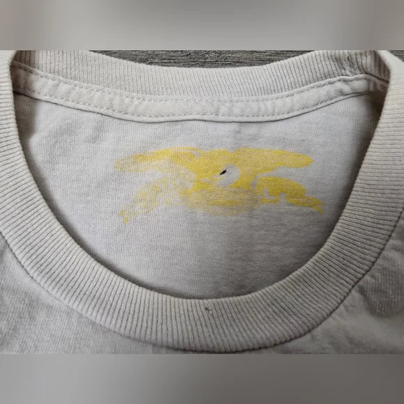 Antihero SS Tee Unisex "Shh, I'm Crazy" Cream Graphic Streetwear Skater - Picture 3 of 7